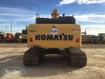 Used Excavator in yard,Used Komatsu,Side of used Komatsu Excavator in yard,Back of used Excavator